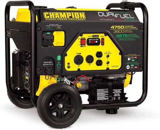 Champion 3800W Dual Fuel Generator